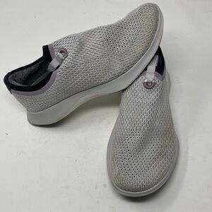 Allbirds Men's Size 9 Tree Dasher Relay -  Light Grey / Rugged Purple / Blizzard